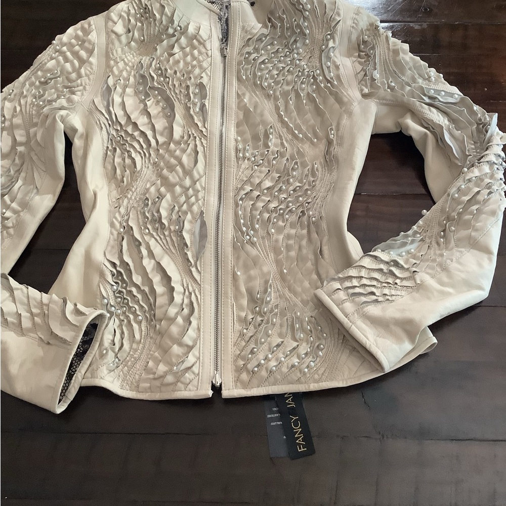 Figure flaCream lame leather forever completely reversible - Picture 6 of 16